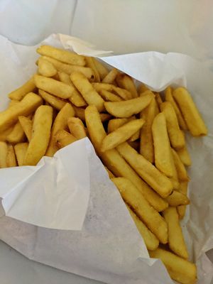 A scoop of chips at KD's Vegan Takeaway in Townsville
