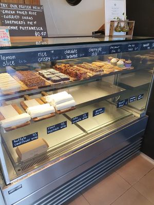 Good selection, not fully stocked at opening though at KD's Vegan Takeaway in Townsville