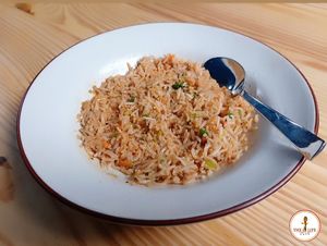 Fried Rice at The 7 Life Cafe in Rishikesh