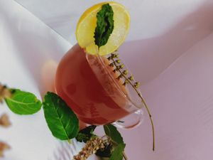 Tulsi Tea  at The 7 Life Cafe in Rishikesh