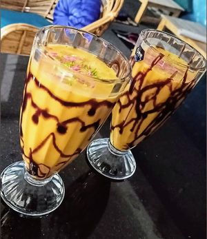 Mango Chocolate Shake at The 7 Life Cafe in Rishikesh