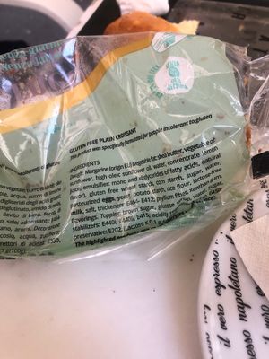 The croissants you get when you ask for vegan ones.. staff don’t understand concept of vegan ingredients. at Bar Rivalta Filangieri in Naples