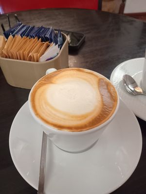 Yummy soy cappuccino at Bar Caffè Gelateria Vittorio Veneto in Nuoro