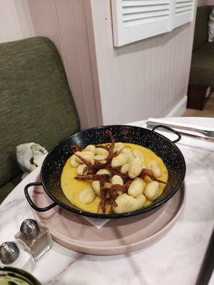 Gnocchi with mushrooms at Vertigo in Salford