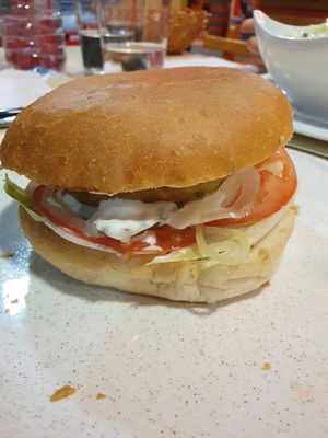 Vegetarian at Burguer Country in Zamora