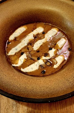 Soup at L'Arpège in Colmar