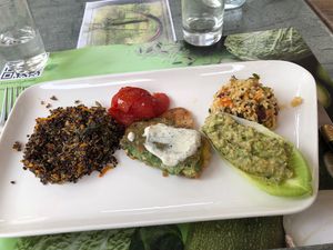 This was called: “blette farcie” and was very tasty  at Le Jardin de Suzan in Cahors