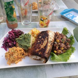 (Plat) Pain farci au rumex et aux noix at Le Jardin de Suzan in Cahors