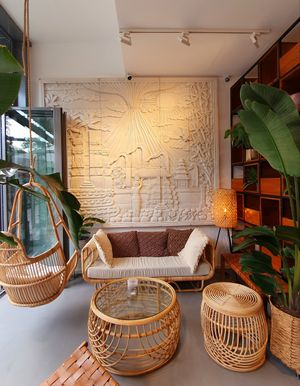 Chill out zone 😊 at GREENKARMA - Medienhafen in Dusseldorf