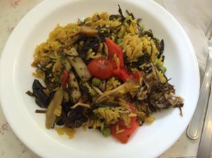 Paella at Broto de Primavera in Sao Paulo