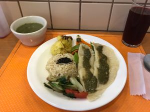 Main dish at Broto de Primavera in Sao Paulo