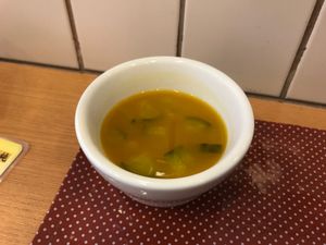 Soup at Broto de Primavera in Sao Paulo