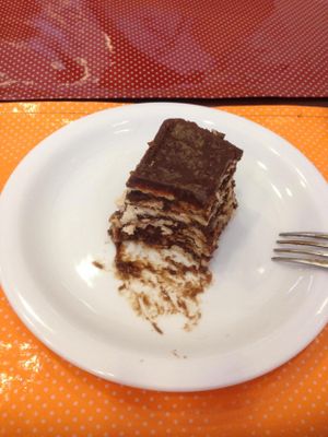 Dessert - Cappuccino's pave. at Broto de Primavera in Sao Paulo