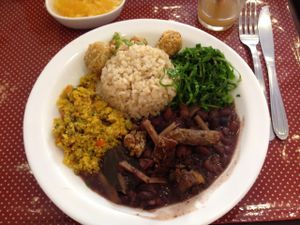 Feijoada at Broto de Primavera in Sao Paulo
