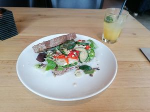 Vegies lunch broodje at De Waldhoorn in Otterlo