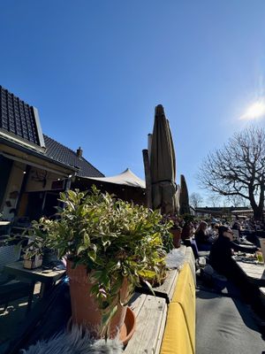 Heerlijk groot terras   at De Waldhoorn in Otterlo