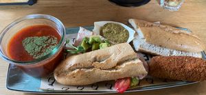 Vegan proeverij groenerij, May 2025 lunch  at De Waldhoorn in Otterlo