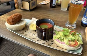 Groenerij Proeverij - lunch dish   at De Waldhoorn in Otterlo