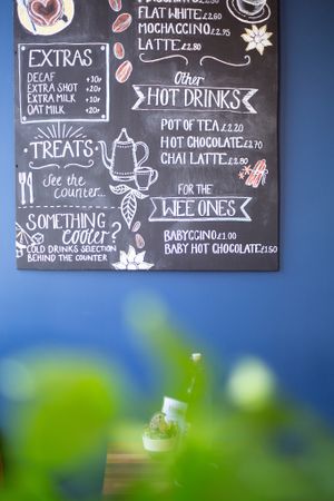 Menu at Three Hills Coffee Roastery in Selkirk
