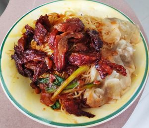Wanton Noodle (Dry) at Quan Xin 泉心 - Aljunied in Central Singapore