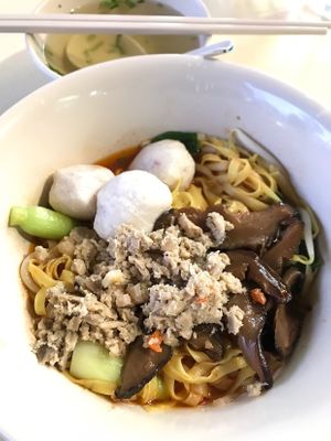 Fishball minced meat noodles at Quan Xin 泉心 - Aljunied in Central Singapore