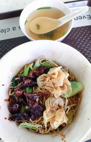 Wanton Noodle at Quan Xin 泉心 - Aljunied in Central Singapore