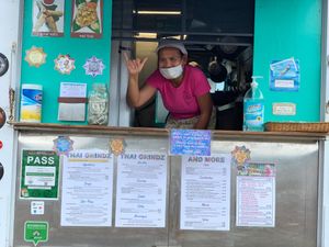 Ask the cook... she can make almost any dish vegan! at Thai Grindz & More in Ocean View