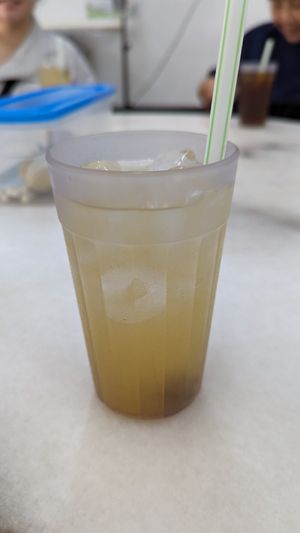 Lime  juice (桔子话梅）nice! 👍 at Ninety-Six Vegetarian Food in Ipoh
