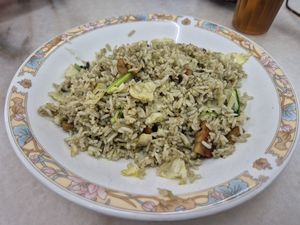 Xiang chun fried rice at Ninety-Six Vegetarian Food in Ipoh