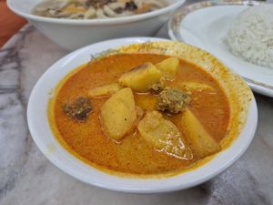 Curry mutton at Ninety-Six Vegetarian Food in Ipoh