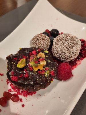 Veganes Törtchen at Da Nicola in Grunstadt