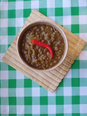 Lentil curry at Liliganics in Beaconsfield