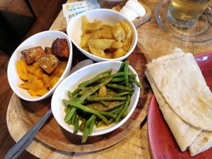 The best vegan roti! at Osorio World's Kitchen in Ameland