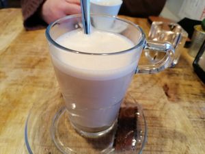 Chai latte at Osorio World's Kitchen in Ameland