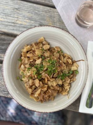 Krautfleckerl  at Heuriger Steinschaden in Langenlois