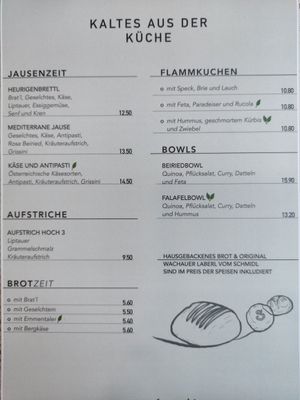 Cold dishes at Heuriger Steinschaden in Langenlois