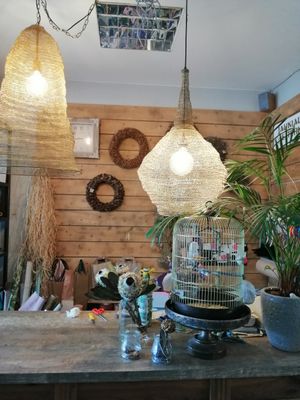 Shame they have live birds in a cage though at Pievos in Birstonas