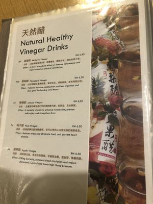 They’ve got special health drinks  at Utopia Veggie Cuisine in Kuala Lumpur