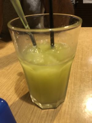Lemon tamarind drink  at Utopia Veggie Cuisine in Kuala Lumpur