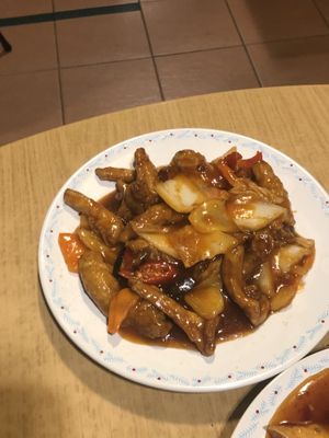 Spicy frog! at Utopia Veggie Cuisine in Kuala Lumpur