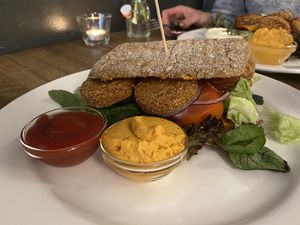 Completely vegan  at Cafe O'Flanagans in Koege
