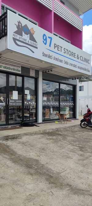 Pet store and clinic that supports the organisation at Pete's Mission Animal Rescue Shelter in Pai