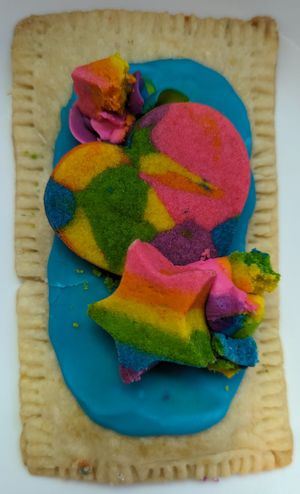 Blackberry Cheesecake pop tart at Toast'd in Auckland