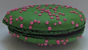 watermelon macaron at Toast'd in Auckland