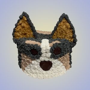 Custom animal cake--6" round at Bartleby's Ice Cream in Chicago