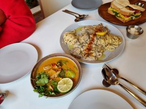 Creamy Mush pasta  at LoveUrth 러브얼스 in Busan