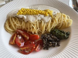 Cashew pasta   at LoveUrth 러브얼스 in Busan