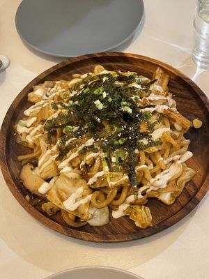 Fried udonn  at LoveUrth 러브얼스 in Busan