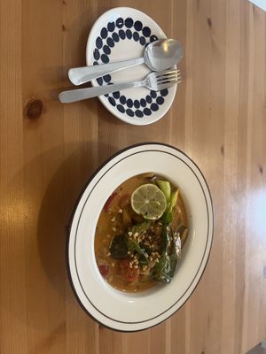 Thai red curry  at LoveUrth 러브얼스 in Busan