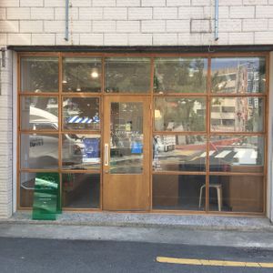 Front door at LoveUrth 러브얼스 in Busan